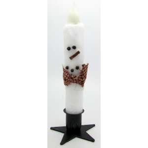 StarHollowCandleCo Snowman Scented Taper Candle SHCC1568